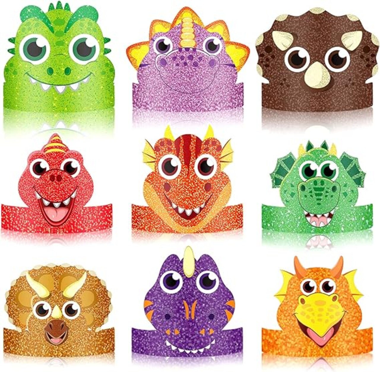 24 Pcs Party Hats for Kids Party Favors Headbands Paper Party Crown for Boys Girls, Decoration Party Favors